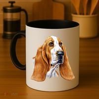 Basset Hound Face Coffee Mug thumb 4