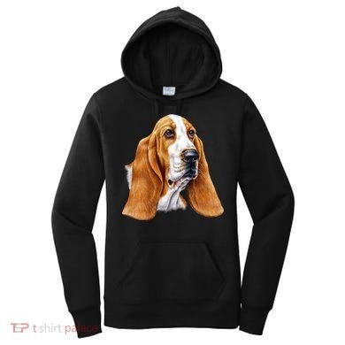 Basset Hound Face Women's Hoodie
