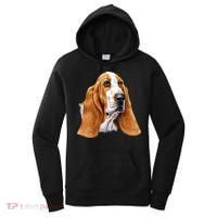 Basset Hound Face Women's Hoodie thumb 0
