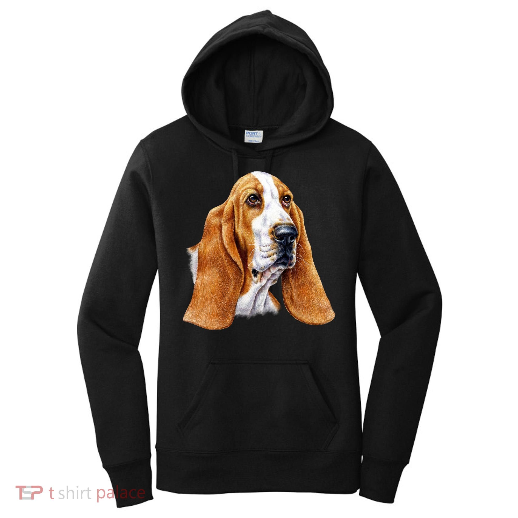 Basset Hound Face Women's Hoodie
