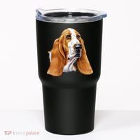 Basset Hound Face Tumbler thumb 0