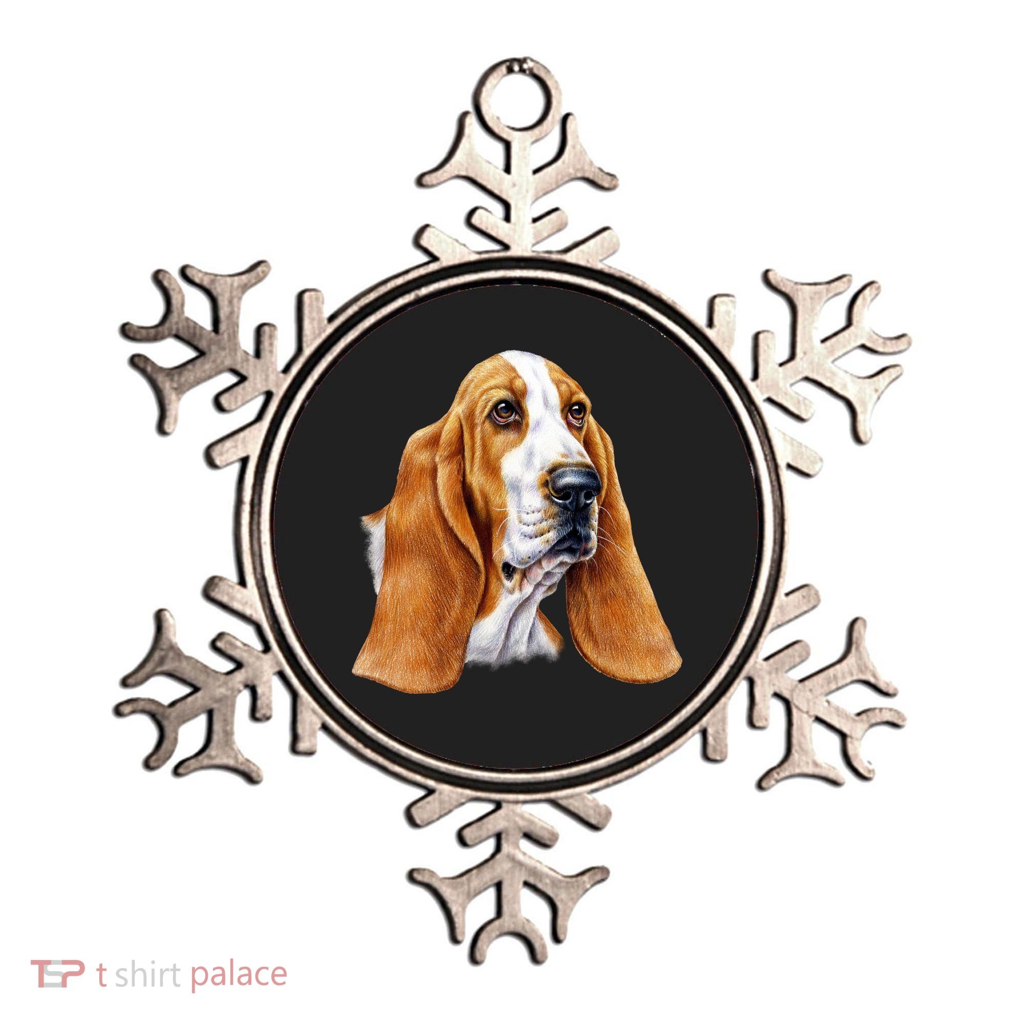 Basset Hound Face Ornament