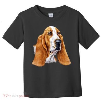 Basset Hound Face Toddler T-Shirt