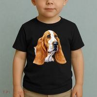 Basset Hound Face Toddler T-Shirt thumb 2