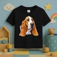 Basset Hound Face Toddler T-Shirt thumb 3