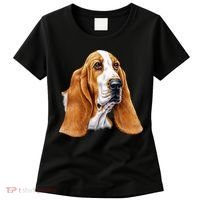 Basset Hound Face Women's T-Shirt thumb 0