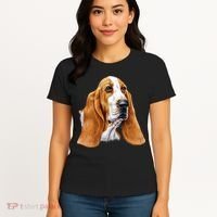 Basset Hound Face Women's T-Shirt thumb 4
