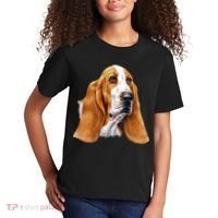 Basset Hound Face Kids T-Shirt thumb 2