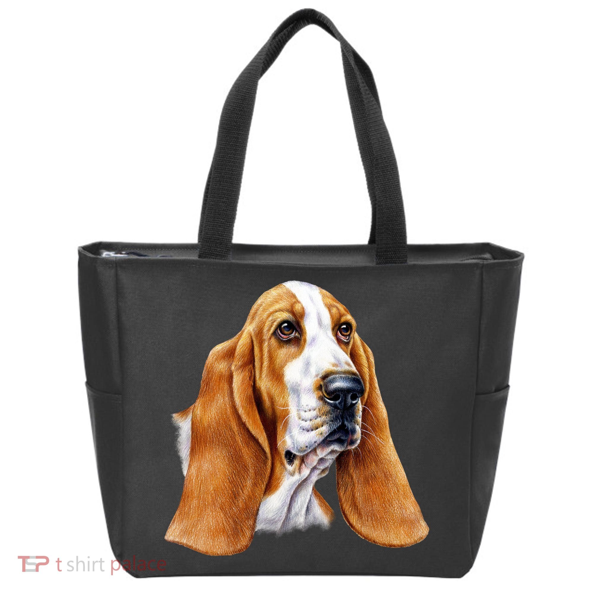 Basset Hound Face Tote Bag