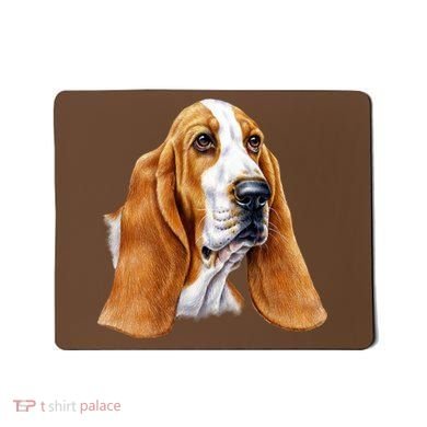 Basset Hound Face Mousepad