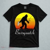 Bassquatch Bigfoot Fishing T-Shirt thumb 5