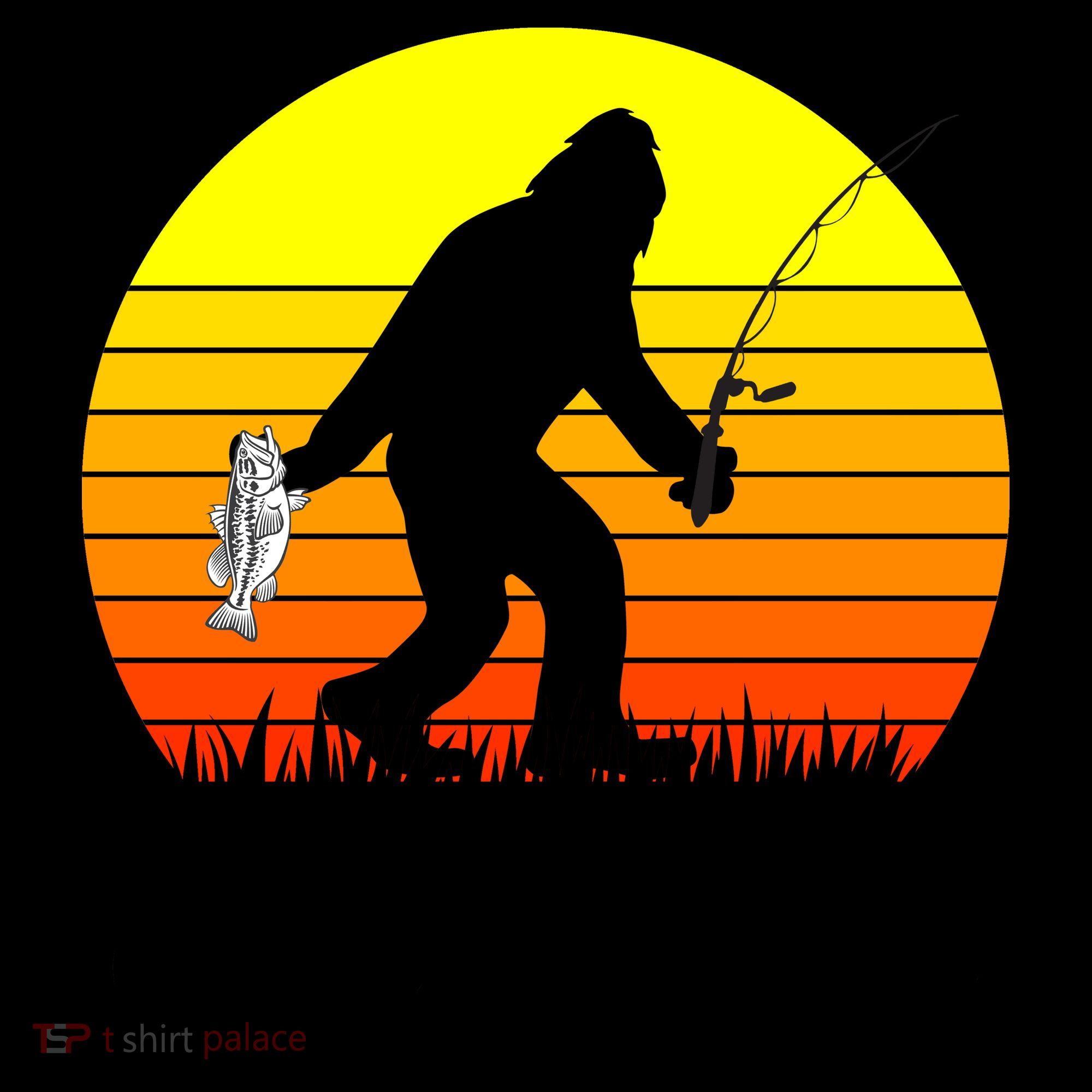 Bassquatch Bigfoot Fishing Coffee Mug