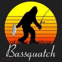 Bassquatch Bigfoot Fishing Beanie thumb 2