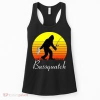 Bassquatch Bigfoot Fishing Women's Tank Top thumb 0