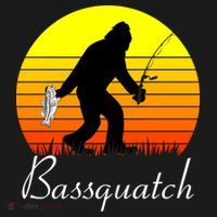 Bassquatch Bigfoot Fishing Women's Tank Top thumb 5