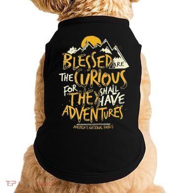 Blessed Are The Curious Doggie Tank
