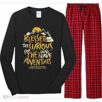 Blessed Are The Curious Long Sleeve Pajama Set thumb 0