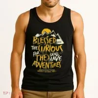 Blessed Are The Curious Tank Top thumb 3