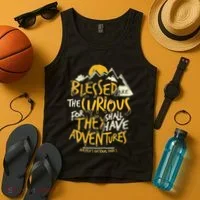 Blessed Are The Curious Tank Top thumb 4