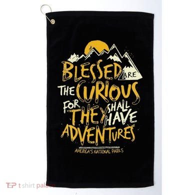 Blessed Are The Curious Golf Towel
