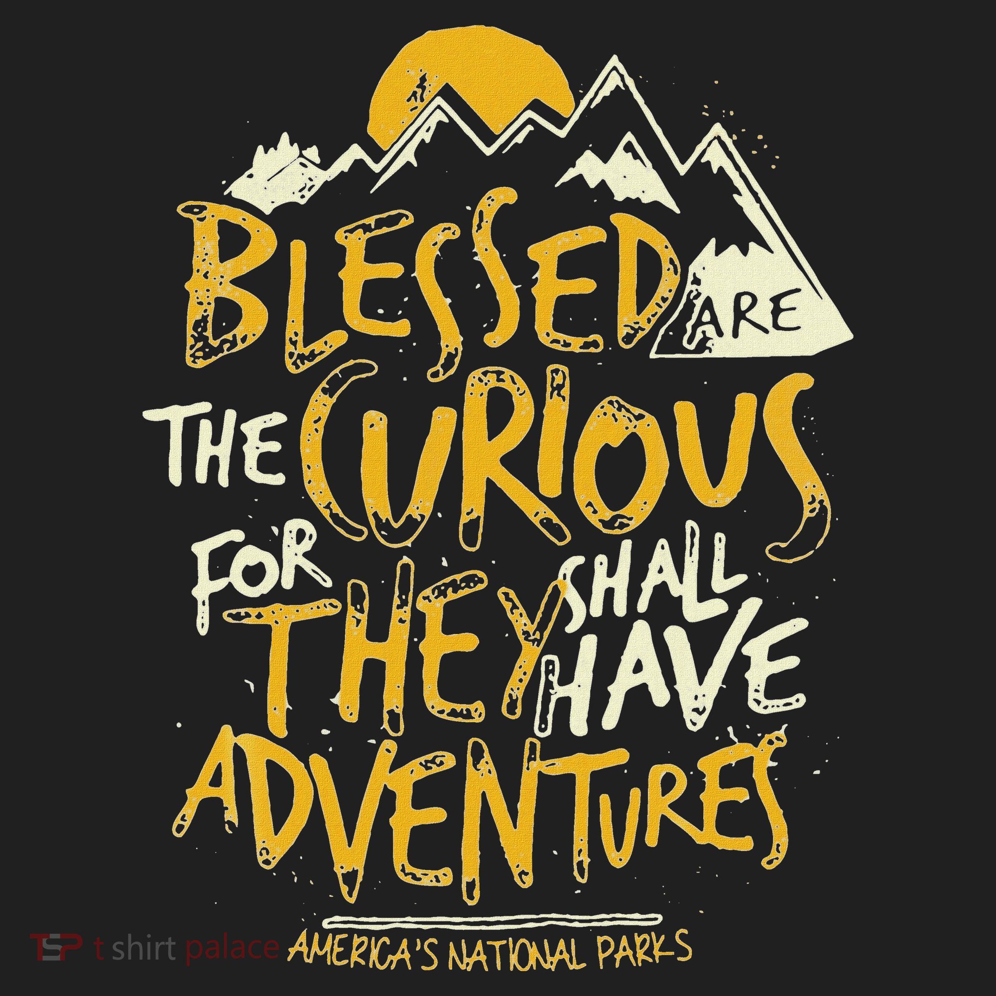 Blessed Are The Curious Golf Towel