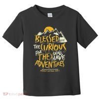 Blessed Are The Curious Toddler T-Shirt thumb 0