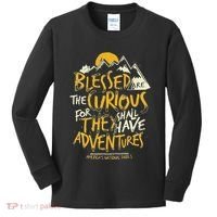 Blessed Are The Curious Kids Long Sleeve Shirt thumb 0