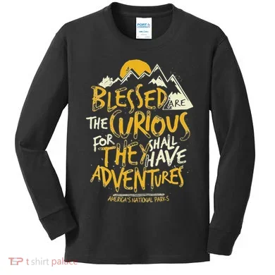 Blessed Are The Curious Kids Long Sleeve Shirt