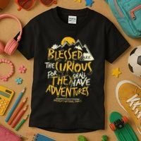 Blessed Are The Curious Kids T-Shirt thumb 3