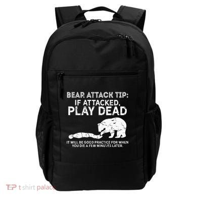 Bear Attack Tip If Attacked Play Dead Backpack