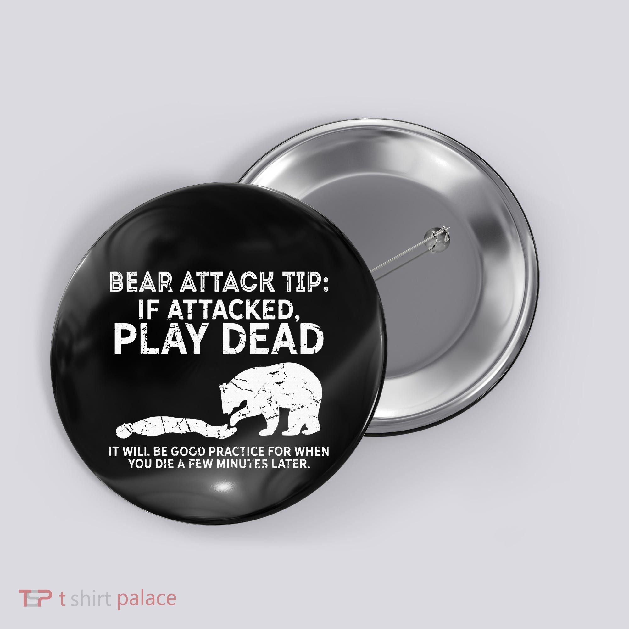Bear Attack Tip If Attacked Play Dead Button
