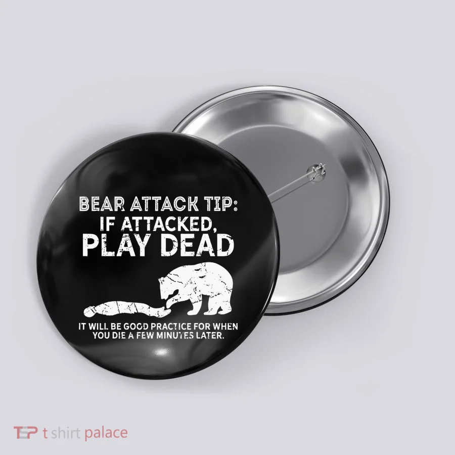 Bear Attack Tip If Attacked Play Dead Button