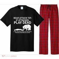 Bear Attack Tip If Attacked Play Dead Pajama Set thumb 0