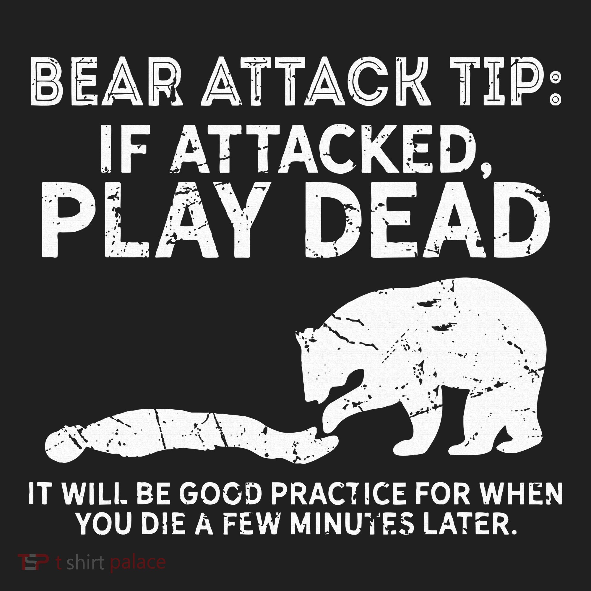 Bear Attack Tip If Attacked Play Dead Tumbler