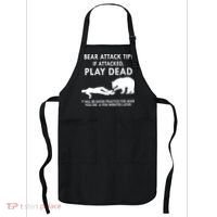 Bear Attack Tip If Attacked Play Dead It Will Be Good Apron thumb 0