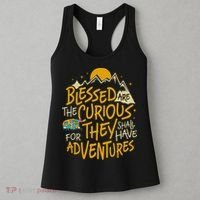 Blessed Are The Curious For They Shall Have Adventures Women's Tank Top thumb 3
