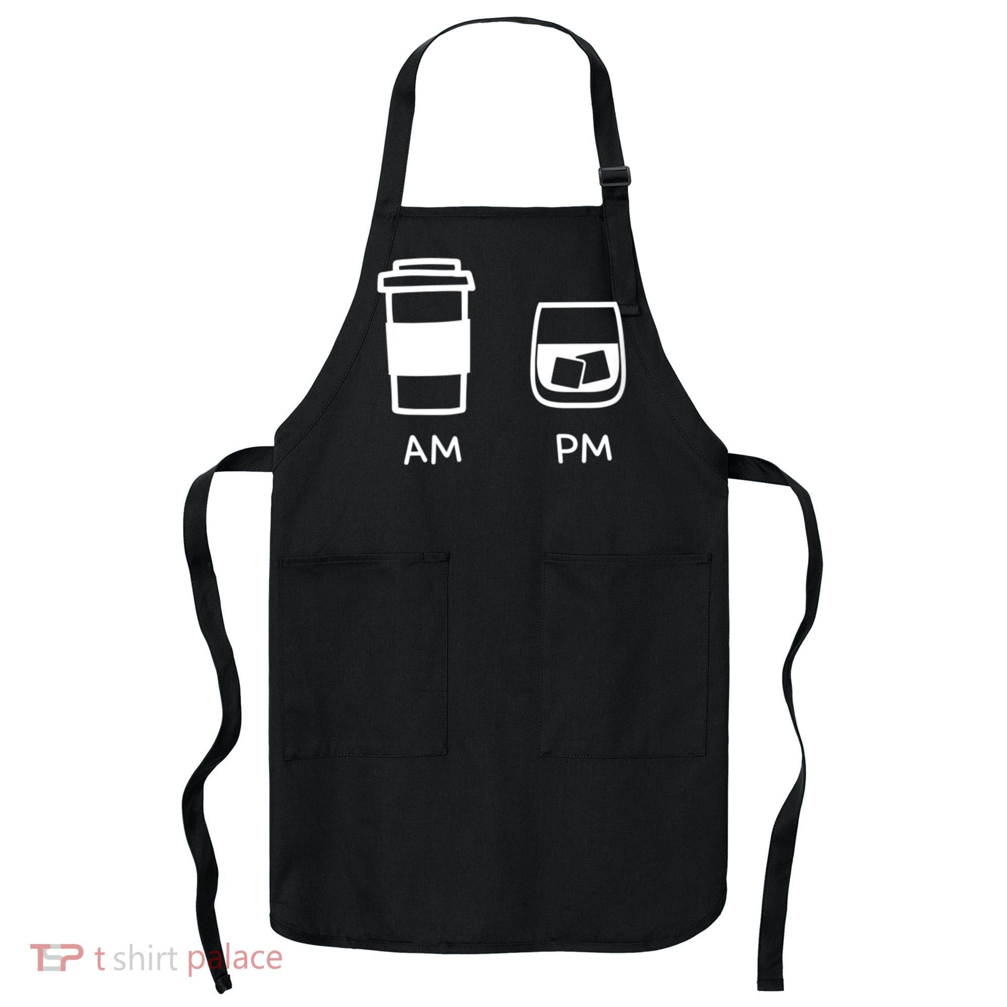 Big And Tall Am To Pm Coffee Whisky Rum Tequila Vodka Apron