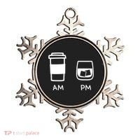 Big And Tall Am To Pm Coffee Whisky Rum Tequila Vodka Ornament thumb 0