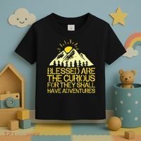 Blessed Are The Curious For They Shall Have Adventures Toddler T-Shirt thumb 3