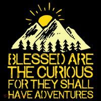 Blessed Are The Curious For They Shall Have Adventures Women's T-Shirt thumb 6