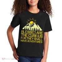 Blessed Are The Curious For They Shall Have Adventures Kids T-Shirt thumb 2
