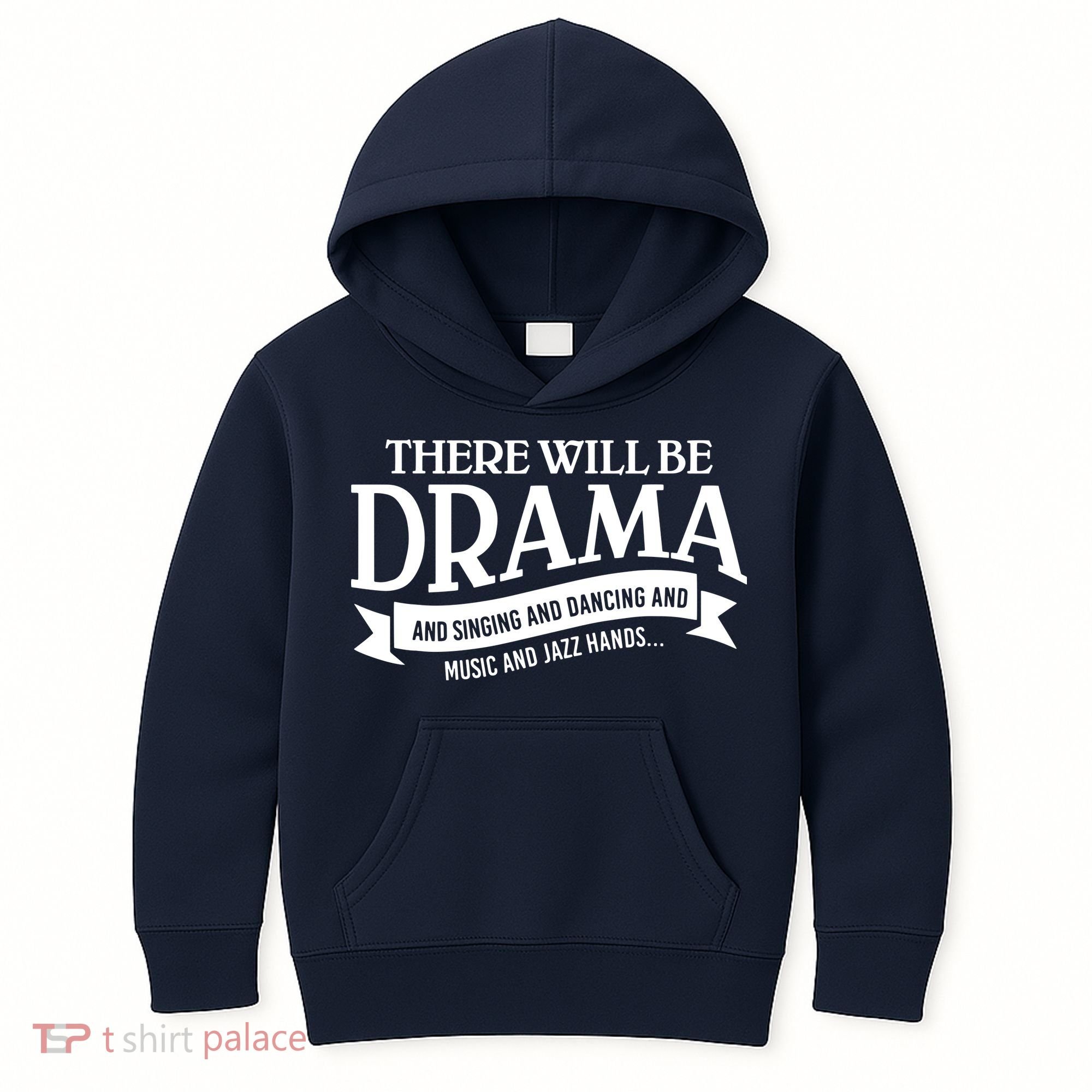 Broadway Actor There Will Be Drama Theater Teacher Kids Hoodie