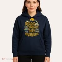 Blessed Are The Curious For They Shall Have Adventures Hoodie thumb 5