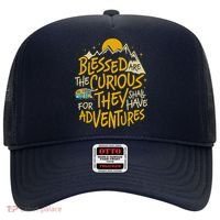 Blessed Are The Curious For They Shall Have Adventures Hat thumb 0