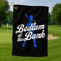 Bedlam At The Bank Baseball Fan Golf Towel thumb 1