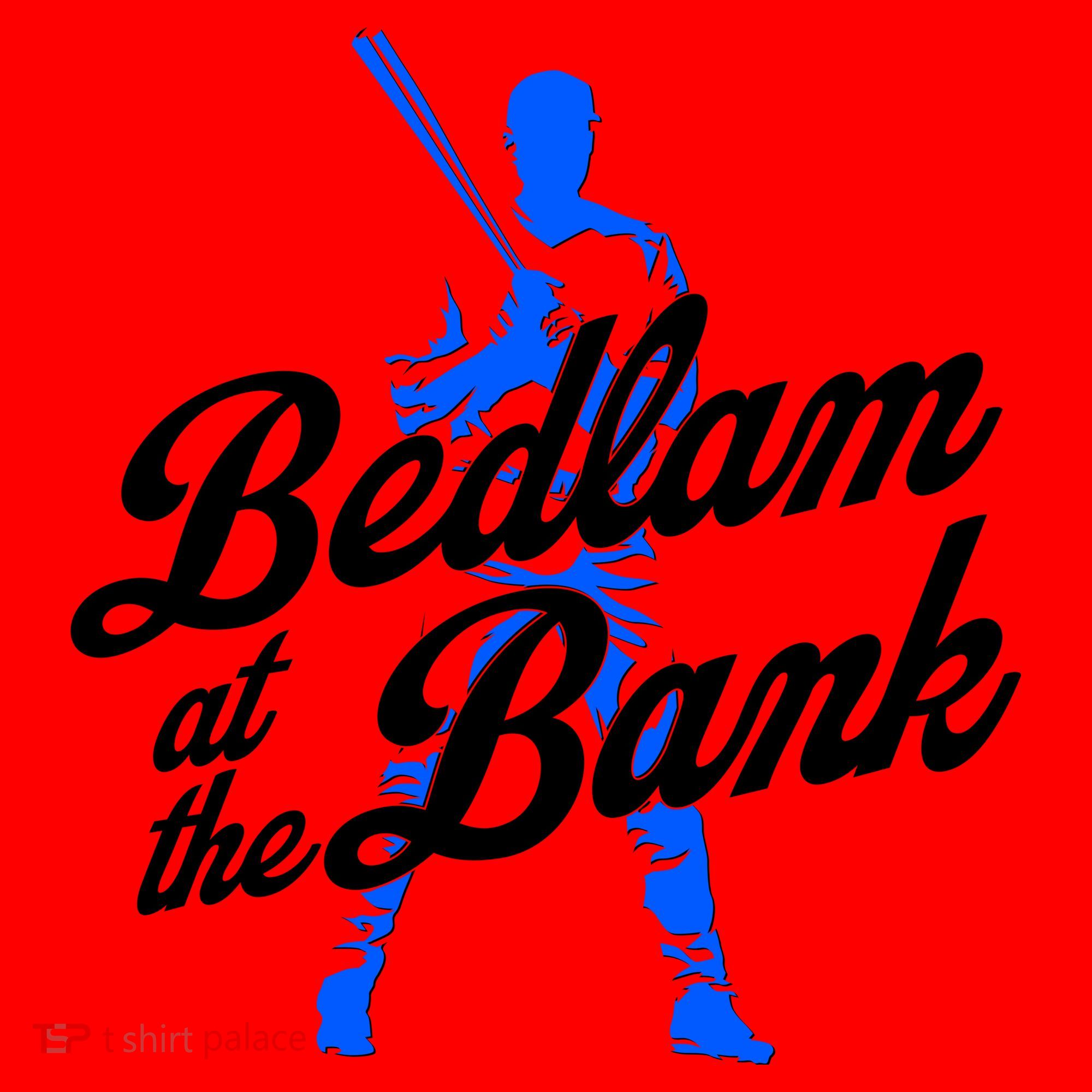 Bedlam At The Bank Baseball Fan Santa Hat
