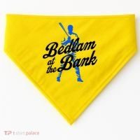 Bedlam At The Bank Baseball Fan USA-Made Doggie Bandana thumb 0