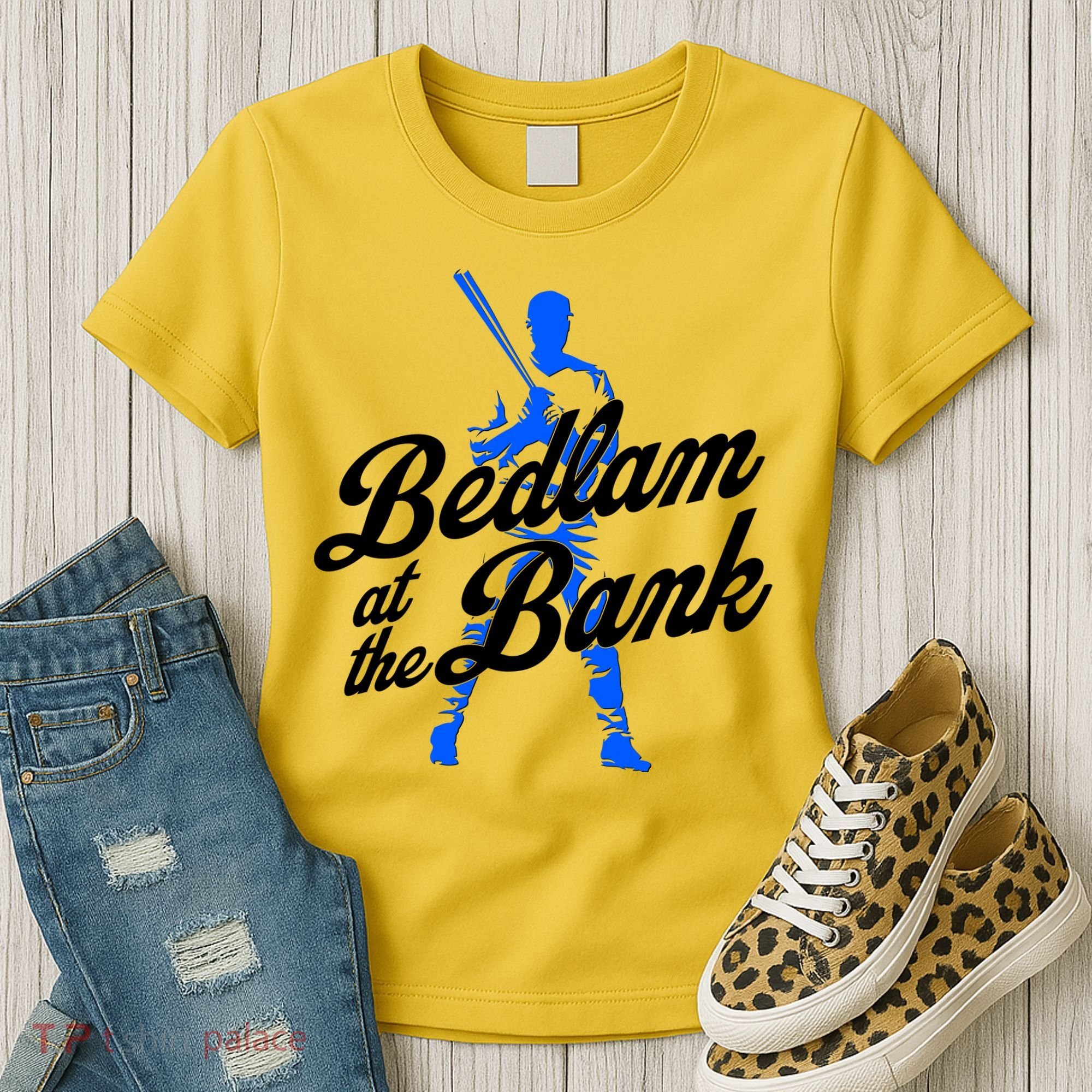 Bedlam At The Bank Baseball Fan Women's T-Shirt