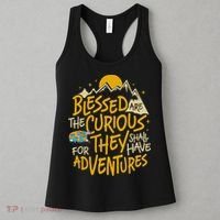 Blessed Are The Curious They Shall Have Adventures Women's Tank Top thumb 3