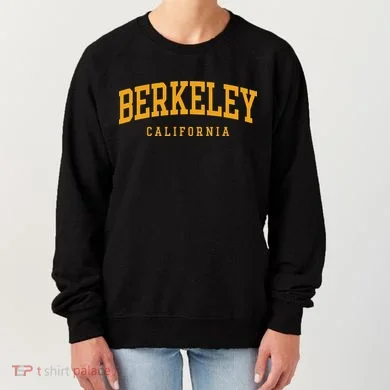 Berkeley Arched Text Yellow Women's Sweatshirt
